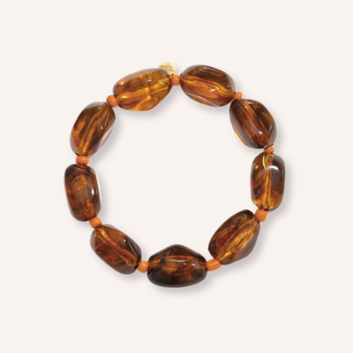 Candito Armband Amber – kralenarmband van acryl