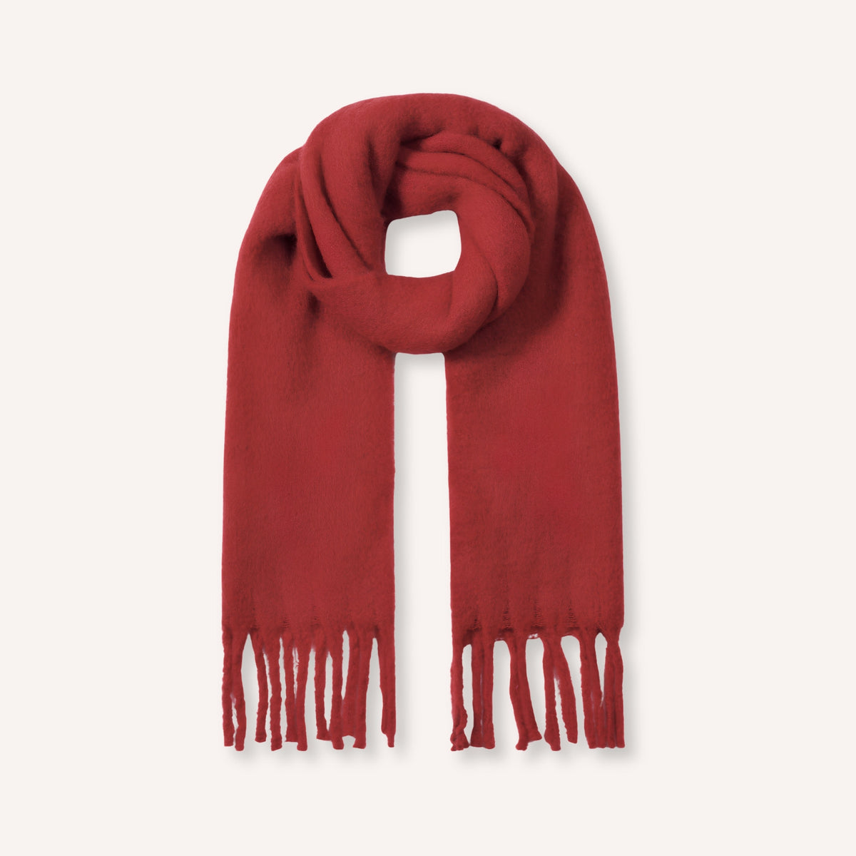 Lana Sjaal – Rood – extra foto