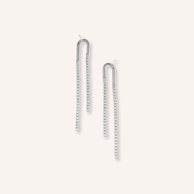Pioggia Oorbellen – Zilver