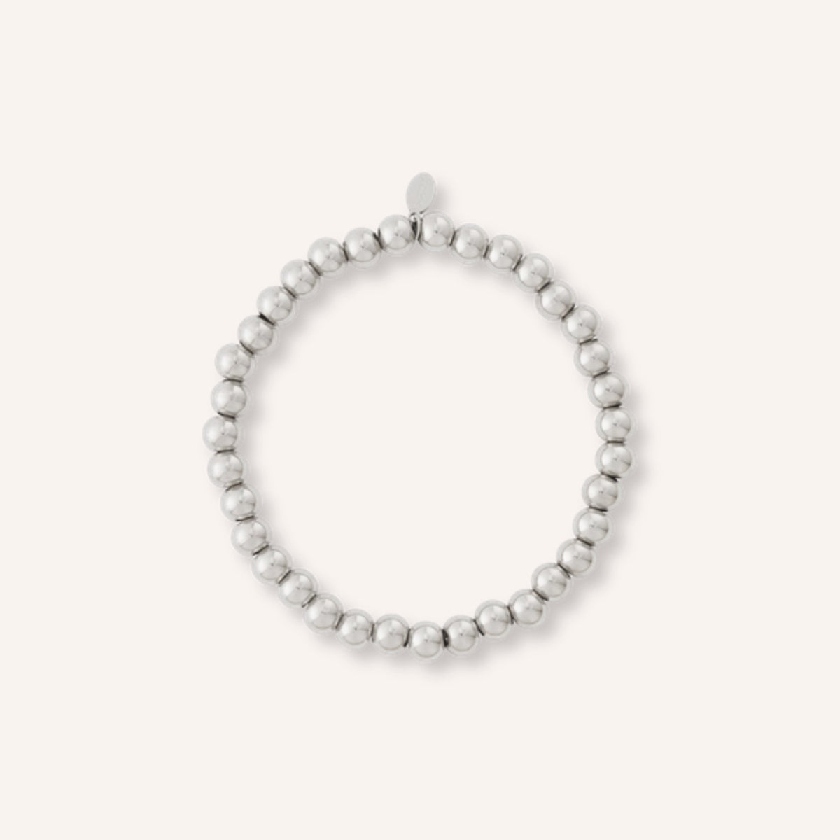 Biglia Armband in zilver, zilverkleurige kralenarmband
