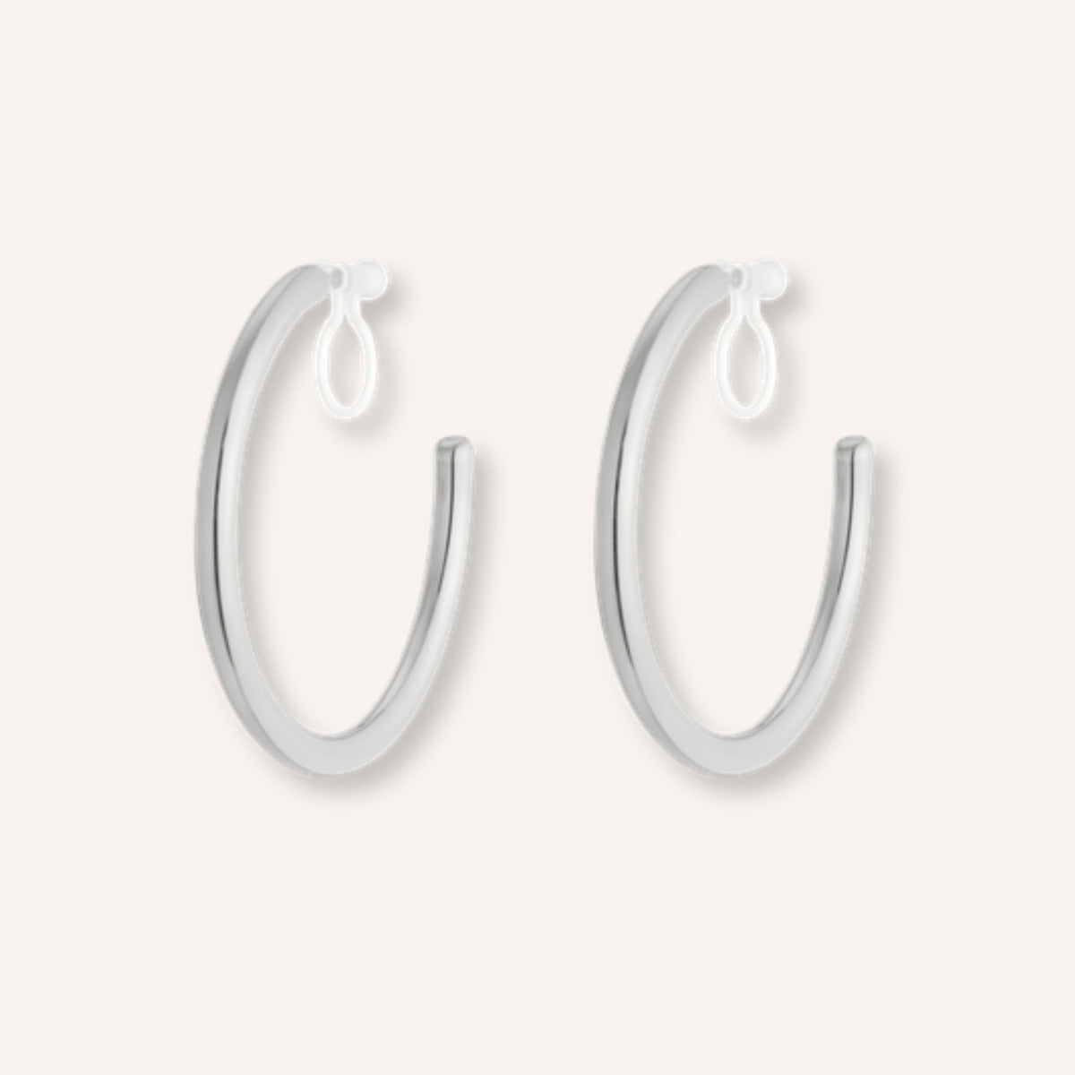 Classica Clip-oorbellen – Zilver