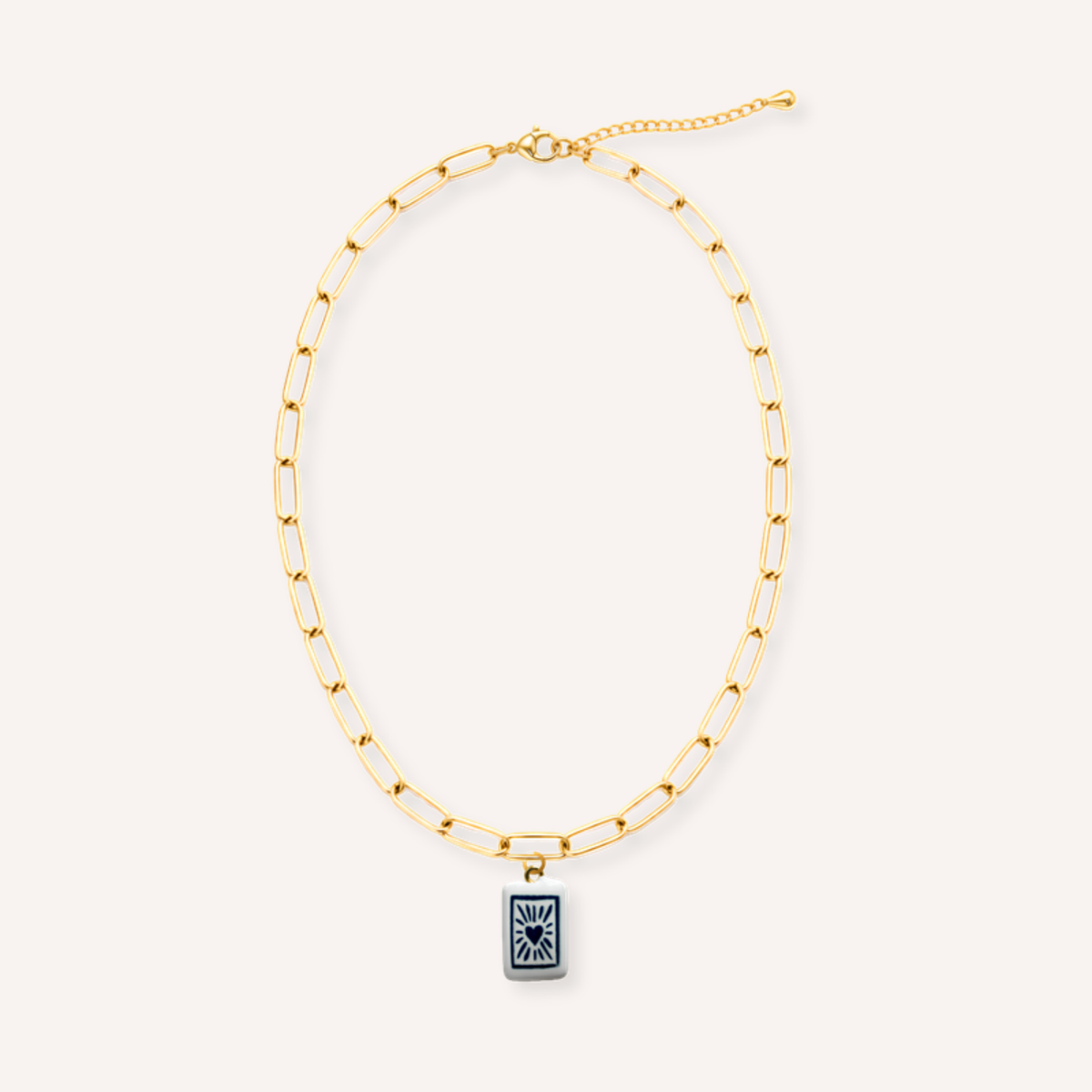Cuore Blu Charm – aan ketting