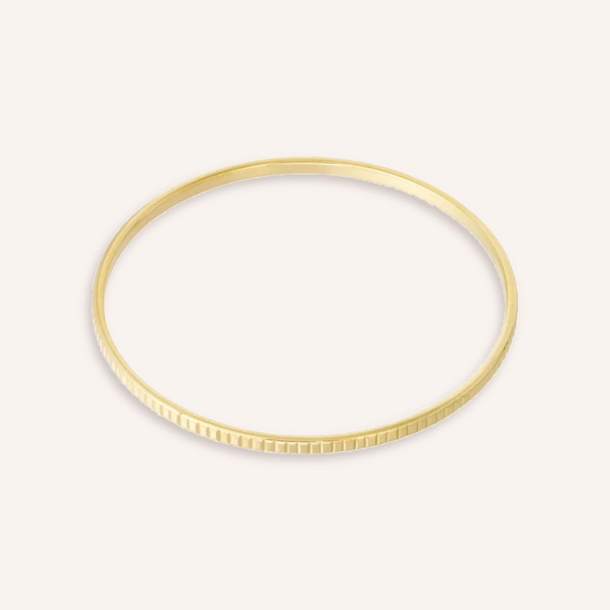 Filo Armband, dunne goudkleurige bangle