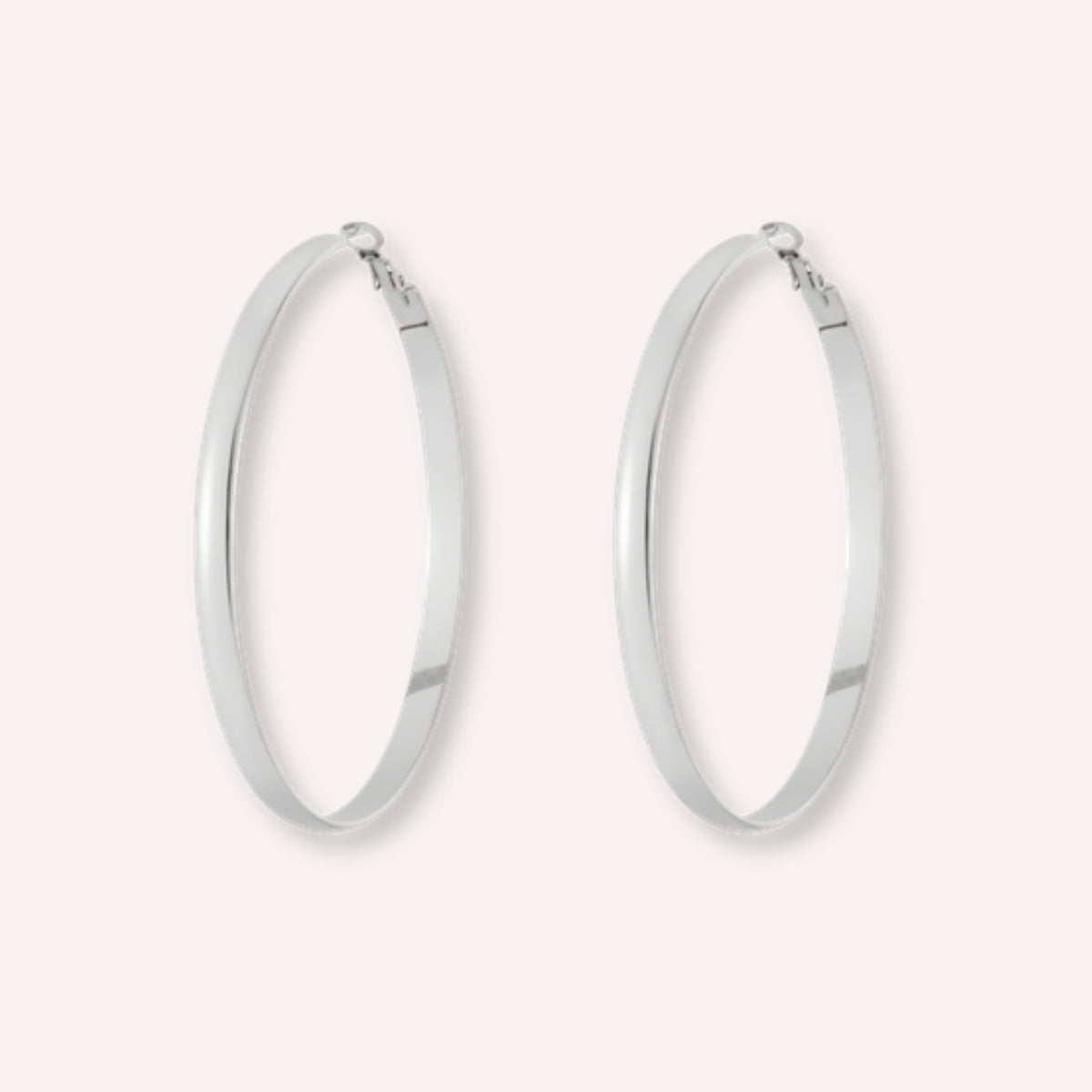 Grandiosa Oorbellen – 7 cm – Zilver