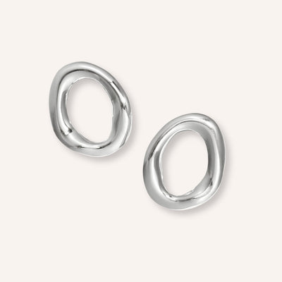 Latte Oorbellen – Zilver