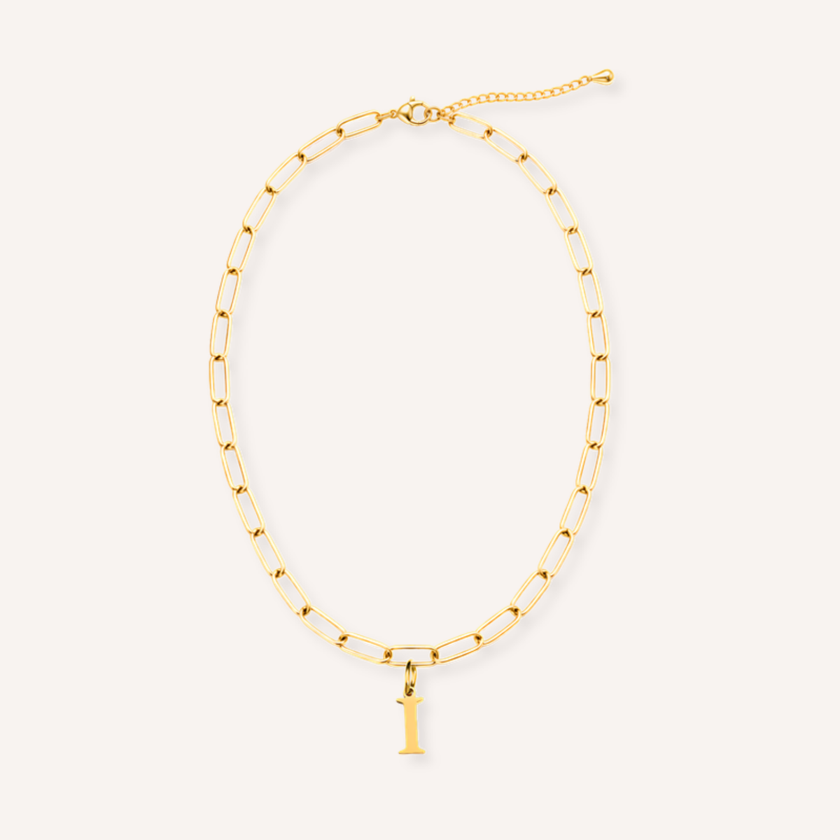Letter I Lucido Charm – aan ketting