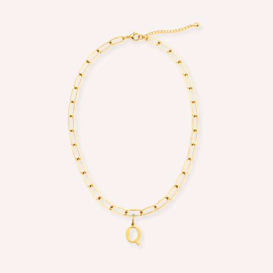 Letter Q Lucido Charm – aan ketting
