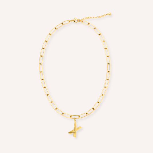 Letter X Raggiante Charm – aan ketting