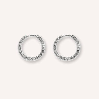 Liscia Oorbellen – 14 mm – Zilver