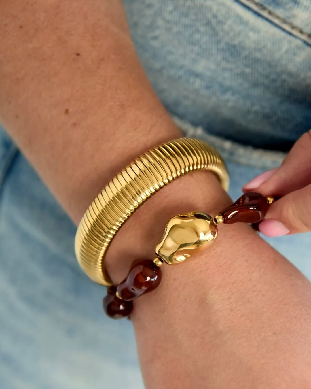 Topazio Armband gedragen