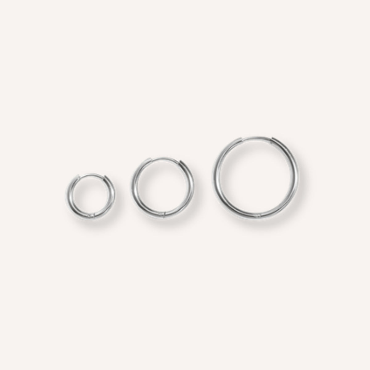 Trittico Oorbellen – Fijn – 3 stuks – Zilver