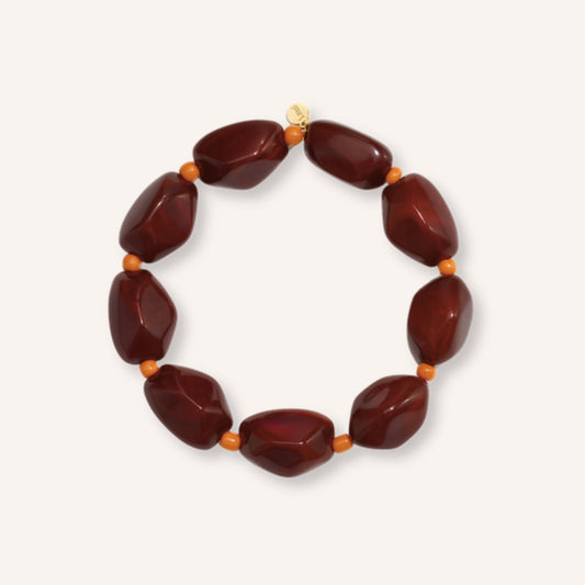 Candito Armband Karmozijnrood – kralenarmband van acryl