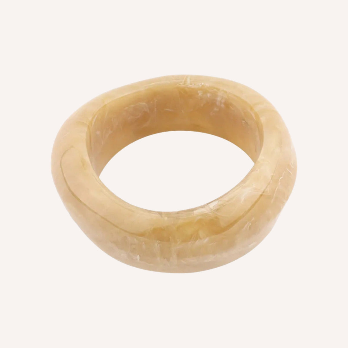 Mandorla Armband – Beige