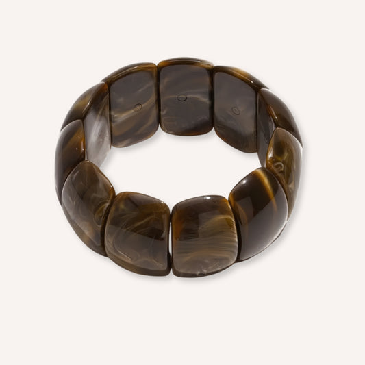 Prisma Armband – Koffiebruin