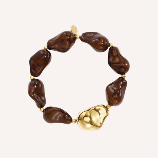 Topazio Armband – Bruin