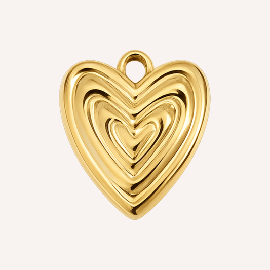 Cuore a Spirale Charm