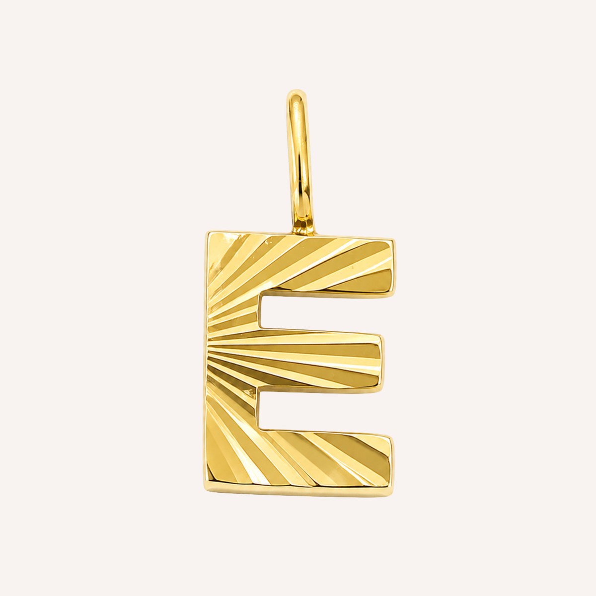 Letter E Raggiante Charm - Studio Amea