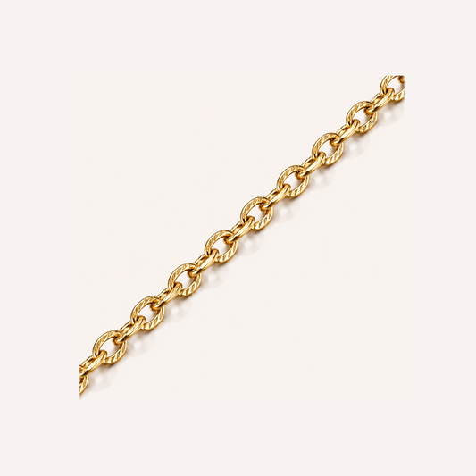 Oval Chain Enkelband