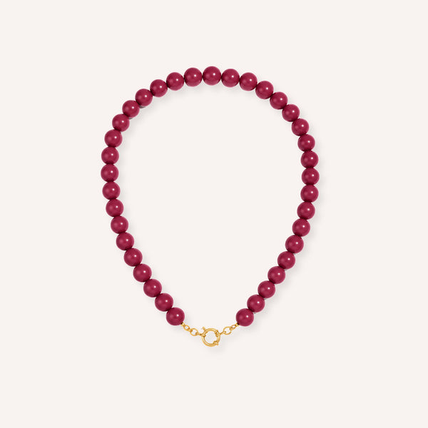 Amora Charm Ketting – Fuchsia