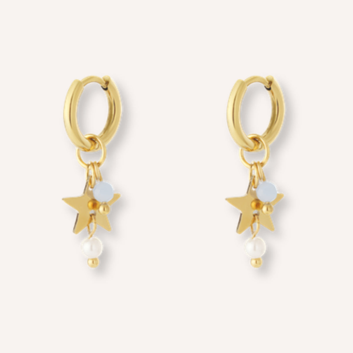 Astronave Oorbellen – Babyblauw