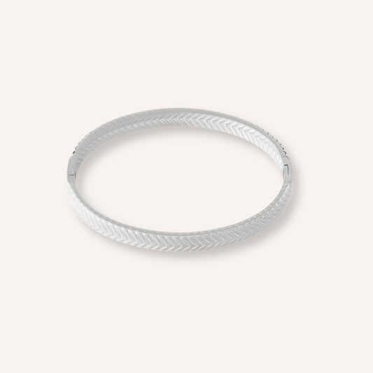 Corrente Armband in zilver, zilverkleurige gevlochten armband