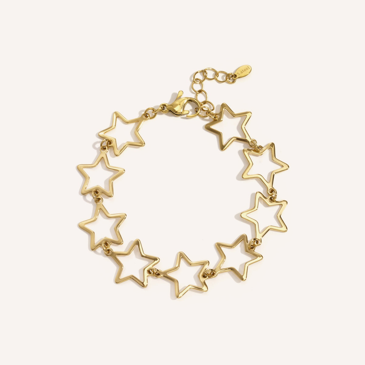 Faro Armband, fijne goudkleurige kettingarmband met sterretje