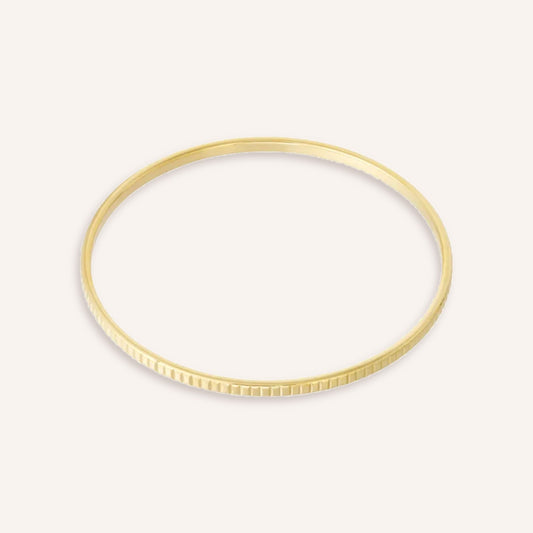 Filo Armband, dunne goudkleurige bangle