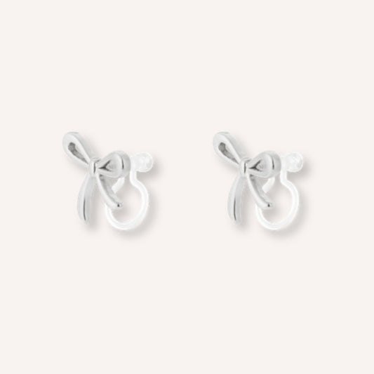 Fiocchina Clip-oorbellen – Zilver