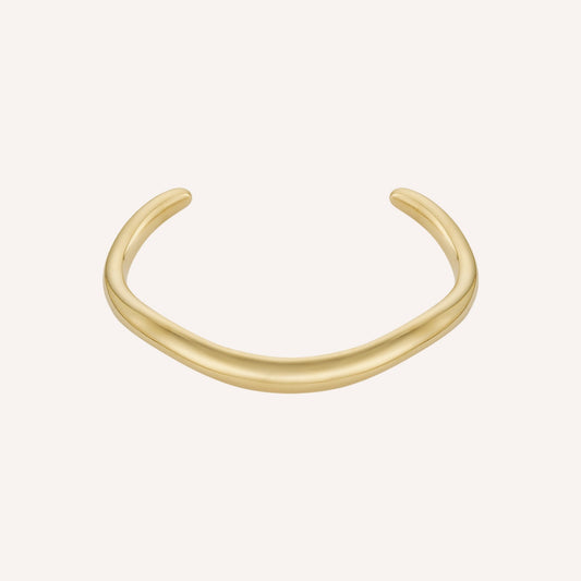 Garda Armband, gladde goudkleurige bangle