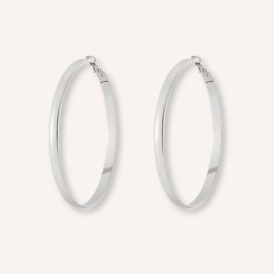 Grandiosa Oorbellen – 7 cm – Zilver
