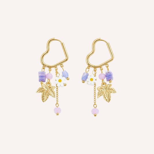Lavanda Oorbellen - Studio Amea