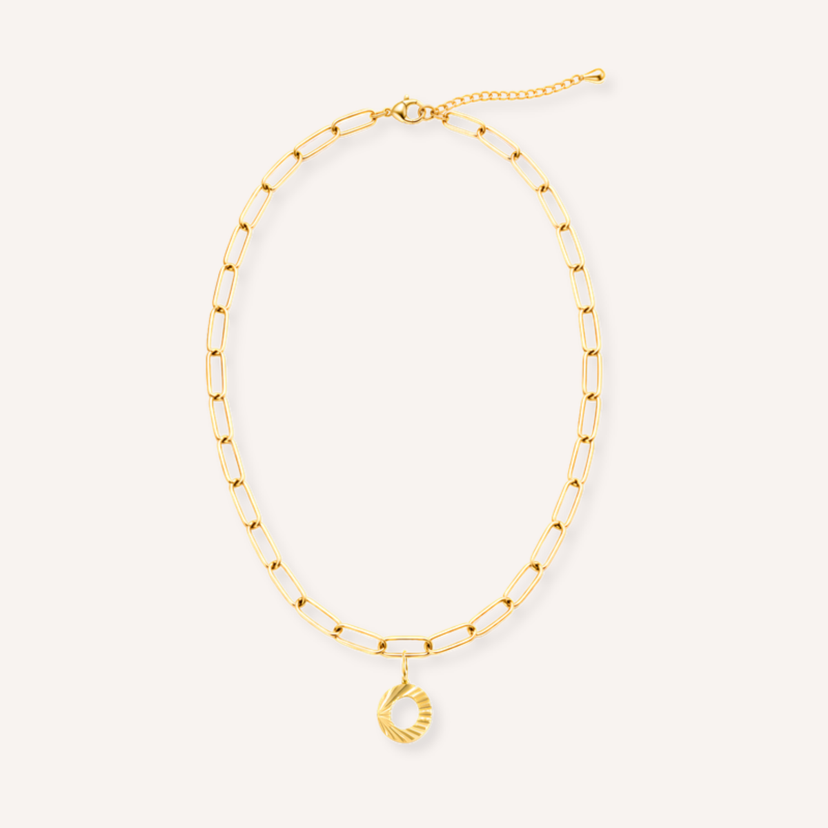 Letter O Raggiante Charm – aan ketting
