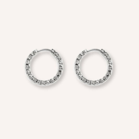 Liscia Oorbellen – 14 mm – Zilver
