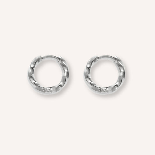 Minima Oorbellen – 10 mm – Zilver
