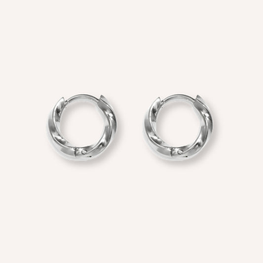 Minima Oorbellen – 8 mm – Zilver