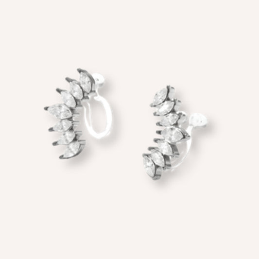 Molletta Clip-oorbellen – Zilver