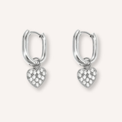 Quadrocuore Oorbellen – Zilver