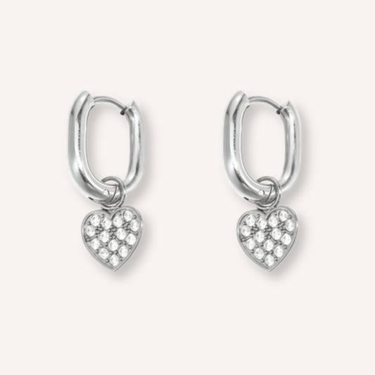 Quadrocuore Oorbellen – Zilver