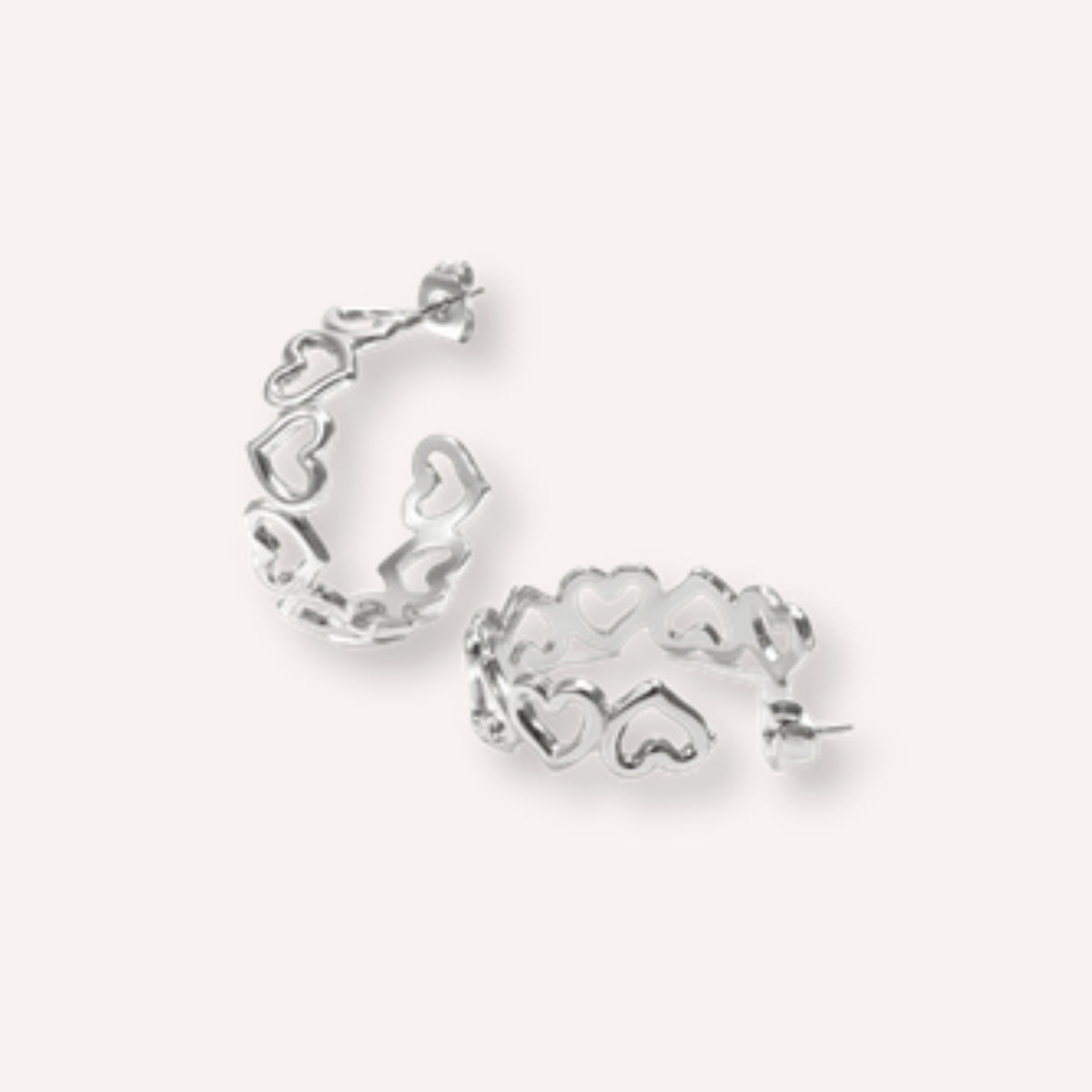 Ritmo Oorbellen – Zilver