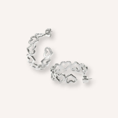 Ritmo Oorbellen – Zilver