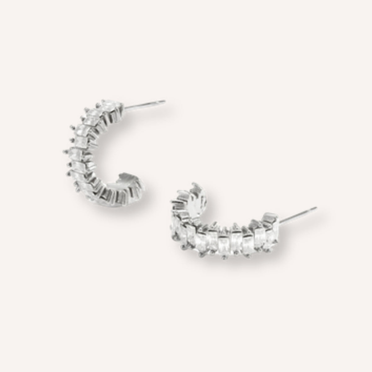 Saetta Oorbellen – Zilver