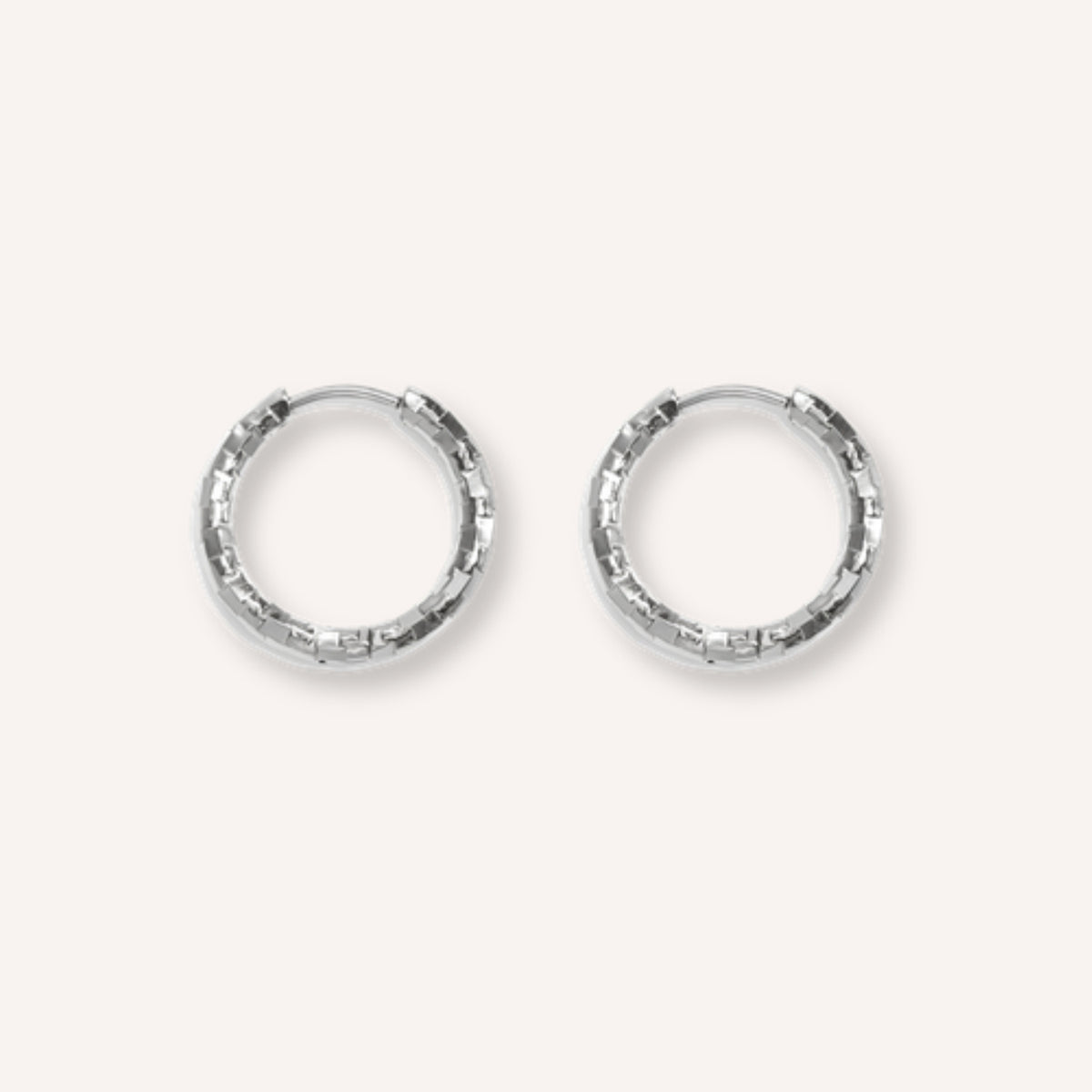 Sottile Oorbellen – 14 mm – Zilver