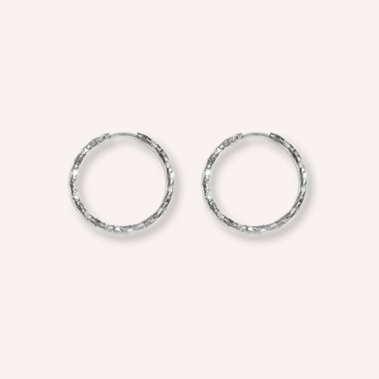 Sottile Oorbellen – 25 mm – Zilver