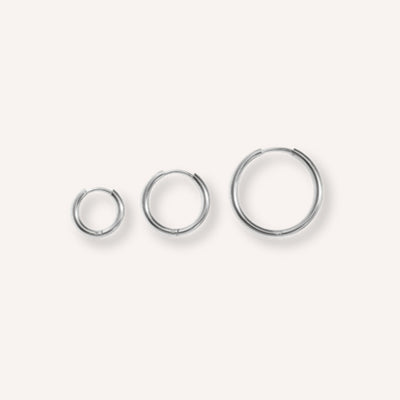 Trittico Oorbellen – Fijn – 3 stuks – Zilver