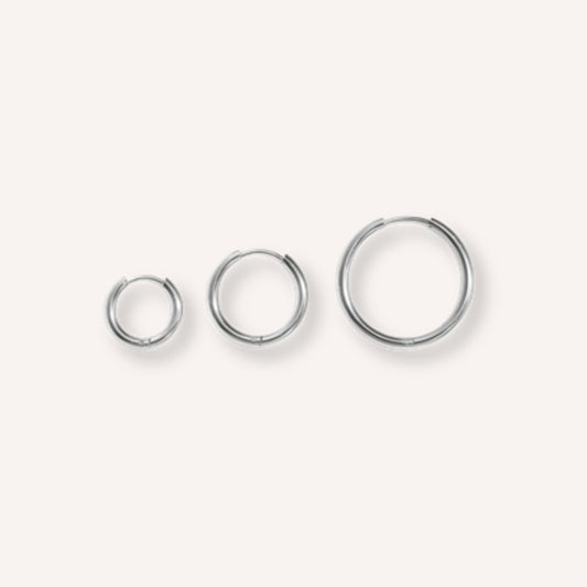 Trittico Oorbellen – Fijn – 3 stuks – Zilver
